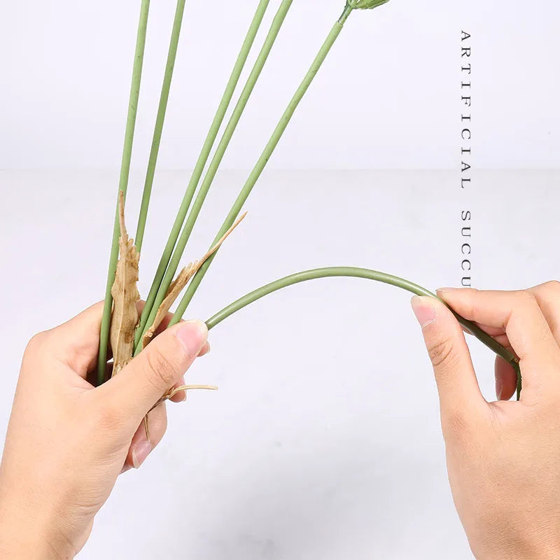 60-123CM Artificial Palm Tree Fake Plants Plastic Leaf Fake Tree For Home Wedding Garden Floor Living Room Decorations