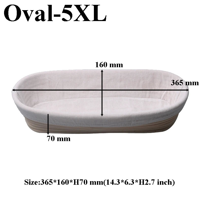 Natural Rattan Dough Fermentation Basket
