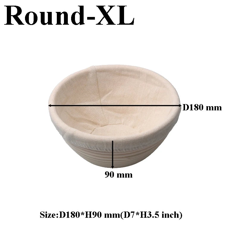 Natural Rattan Dough Fermentation Basket