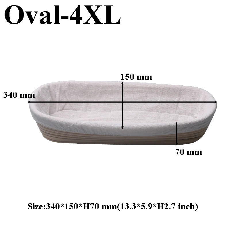Natural Rattan Dough Fermentation Basket