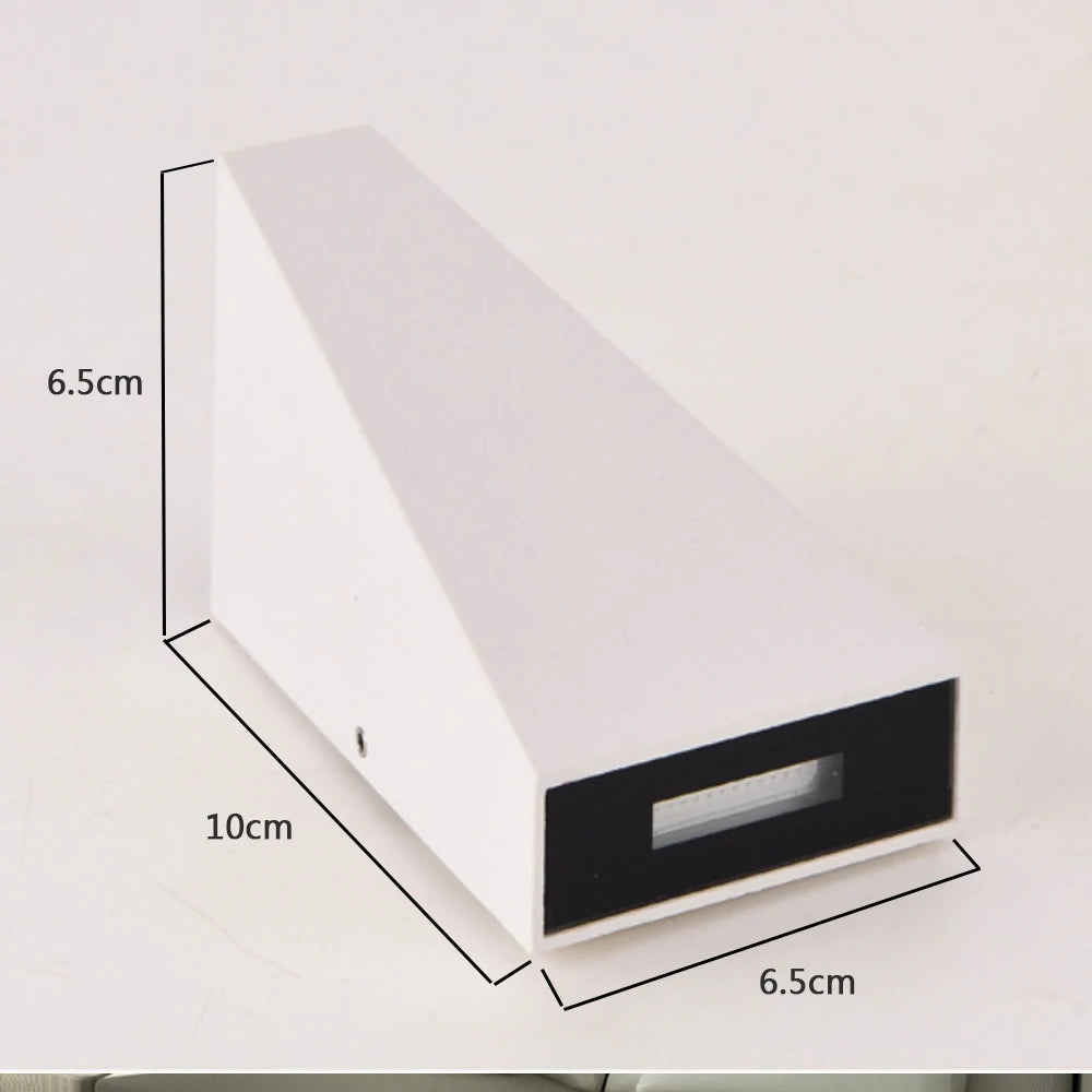 Waterproof Outdoor Wall Lighting IP65 Modern Indoor Lamps Coloful Decorative Lighting Porch Garden Lights Aluminum AC90-260V