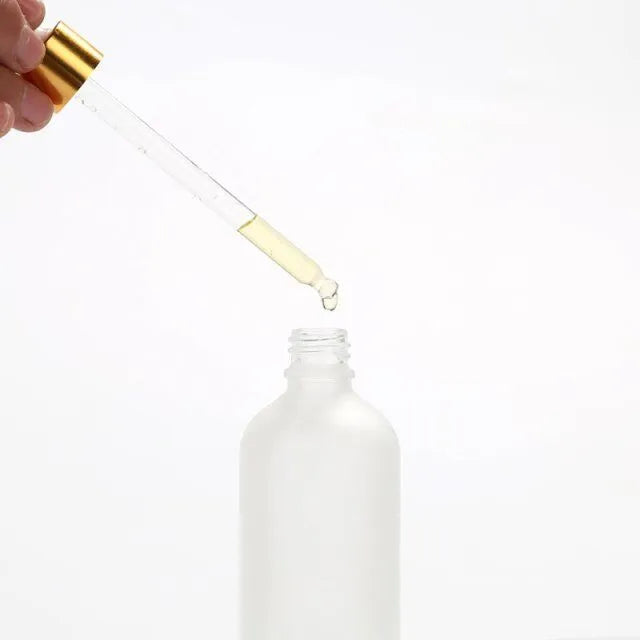 Frost Glass Cosmetic Packaging Container - Essential Oil Bottles (12pc / order)