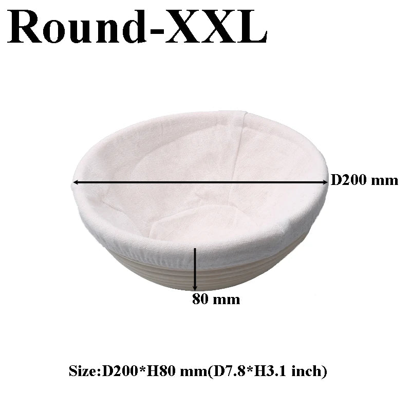 Natural Rattan Dough Fermentation Basket