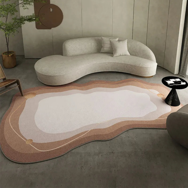 Irregular Non Slip Bedroom Rug