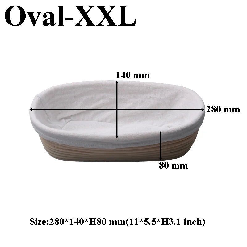 Natural Rattan Dough Fermentation Basket