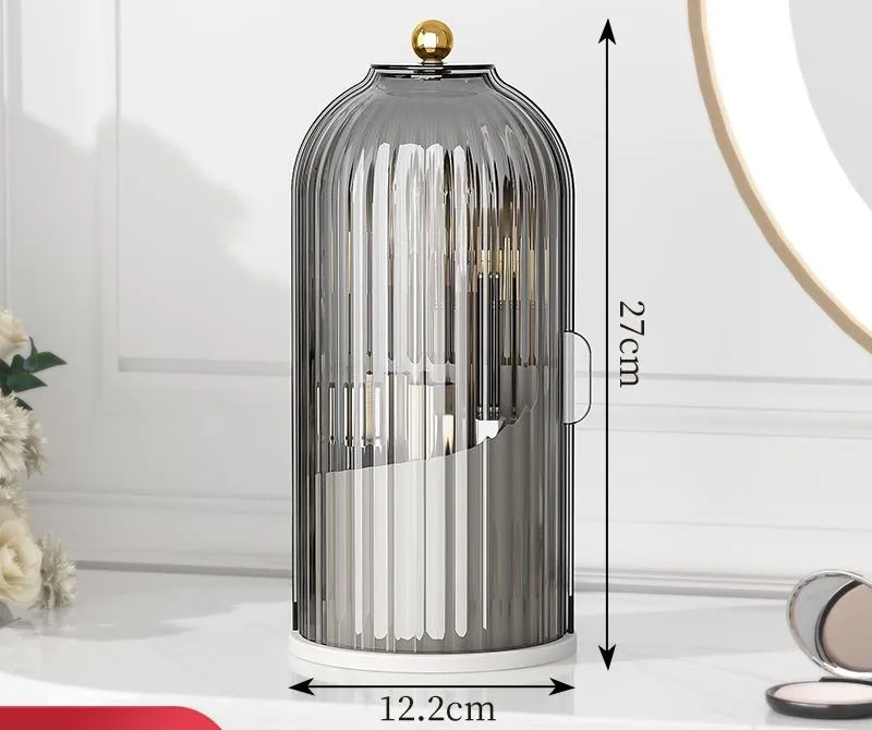 Diamond Birdcage 360° Rotating Makeup Brush Holder