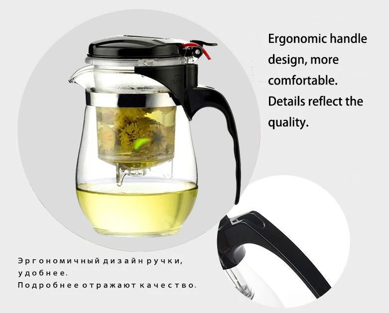 Heat Resistant Glass Teapot