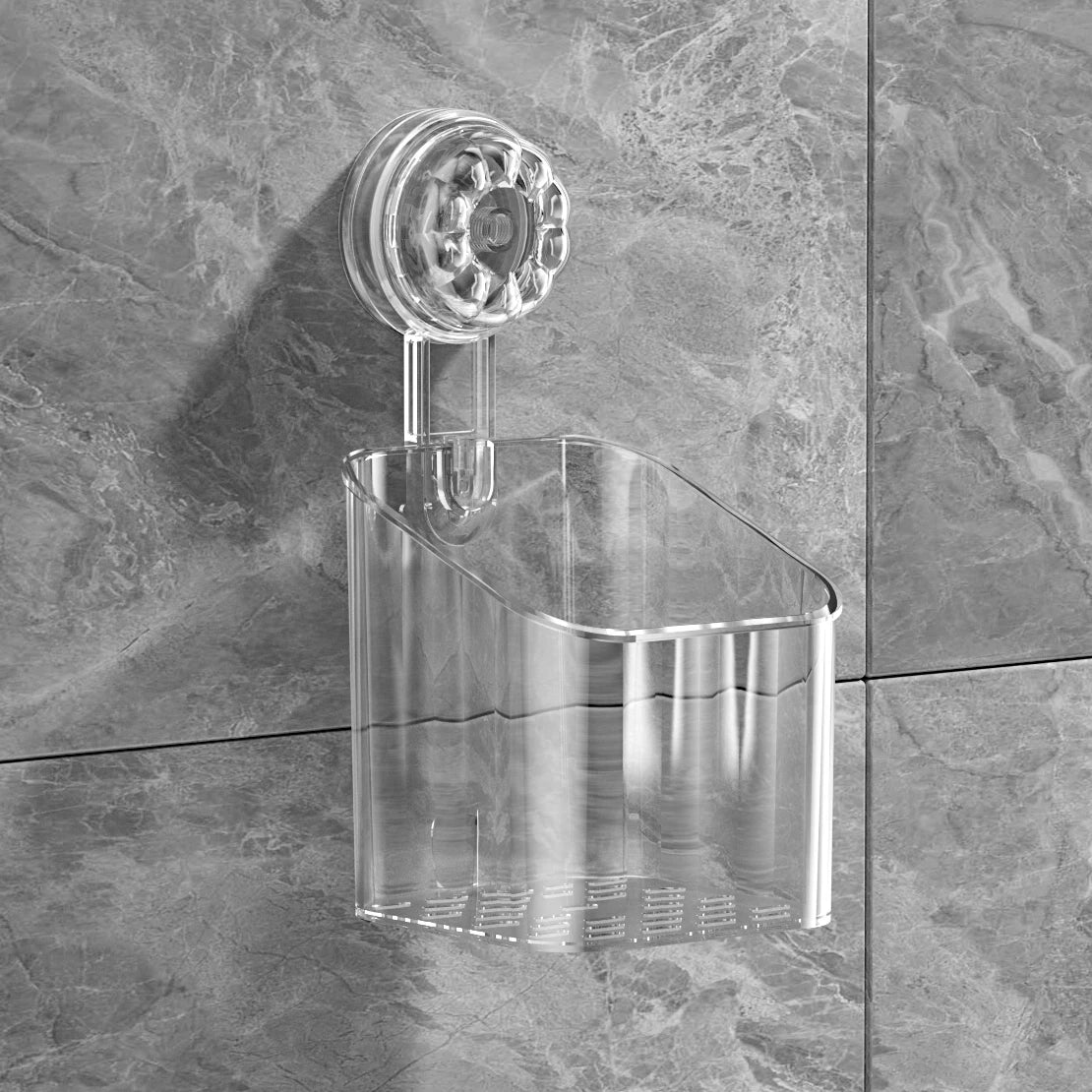 Durable Suction Wall Hanging Kitchen / Bathroom Storage Frame (1PC)