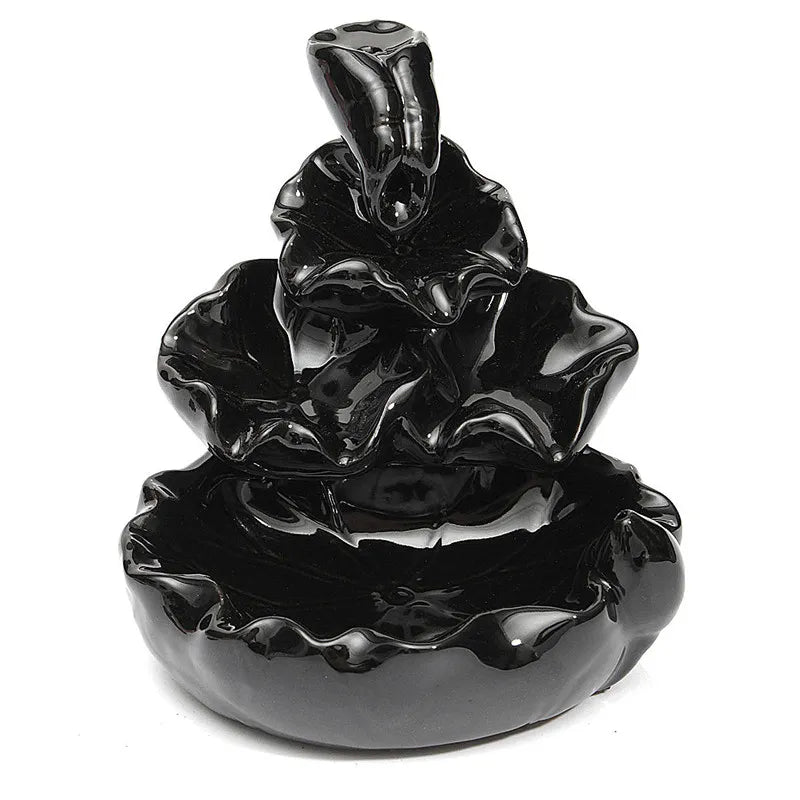 Ceramic Waterfall Incense Burner
