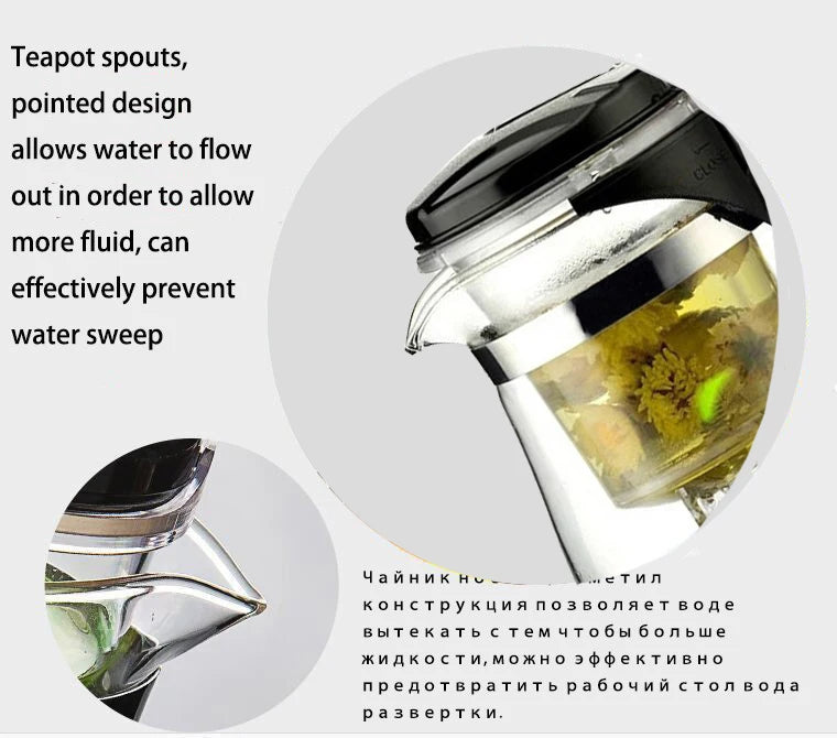 Heat Resistant Glass Teapot