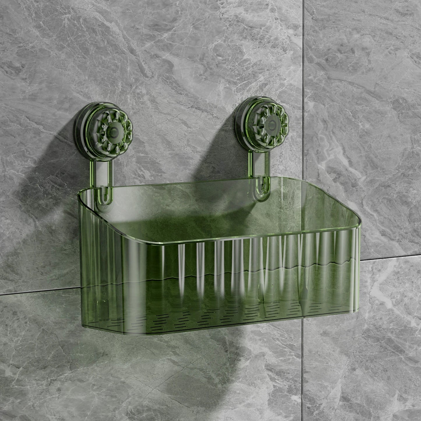 Durable Suction Wall Hanging Kitchen / Bathroom Storage Frame (1PC)