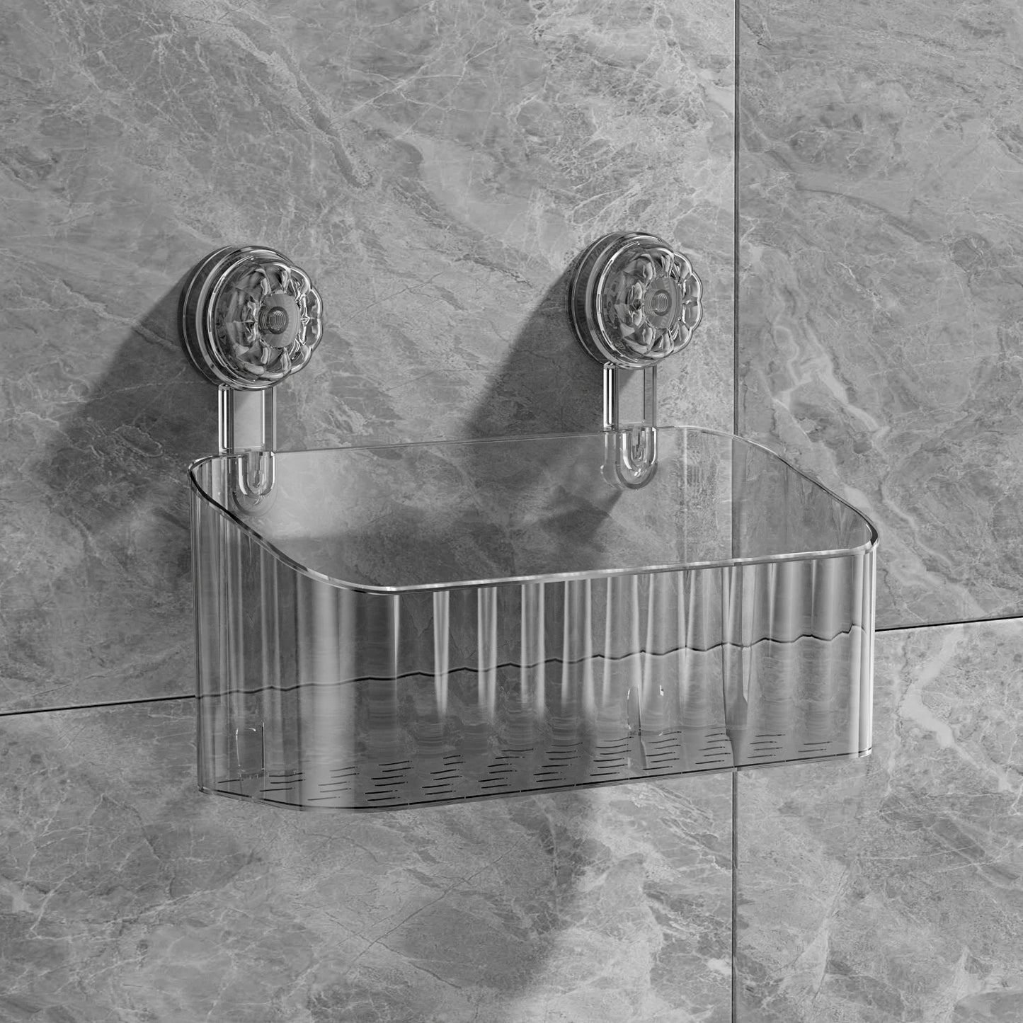 Durable Suction Wall Hanging Kitchen / Bathroom Storage Frame (1PC)