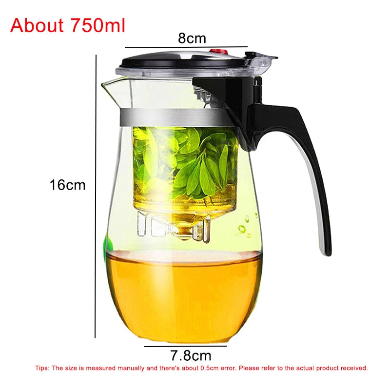 Heat Resistant Glass Teapot