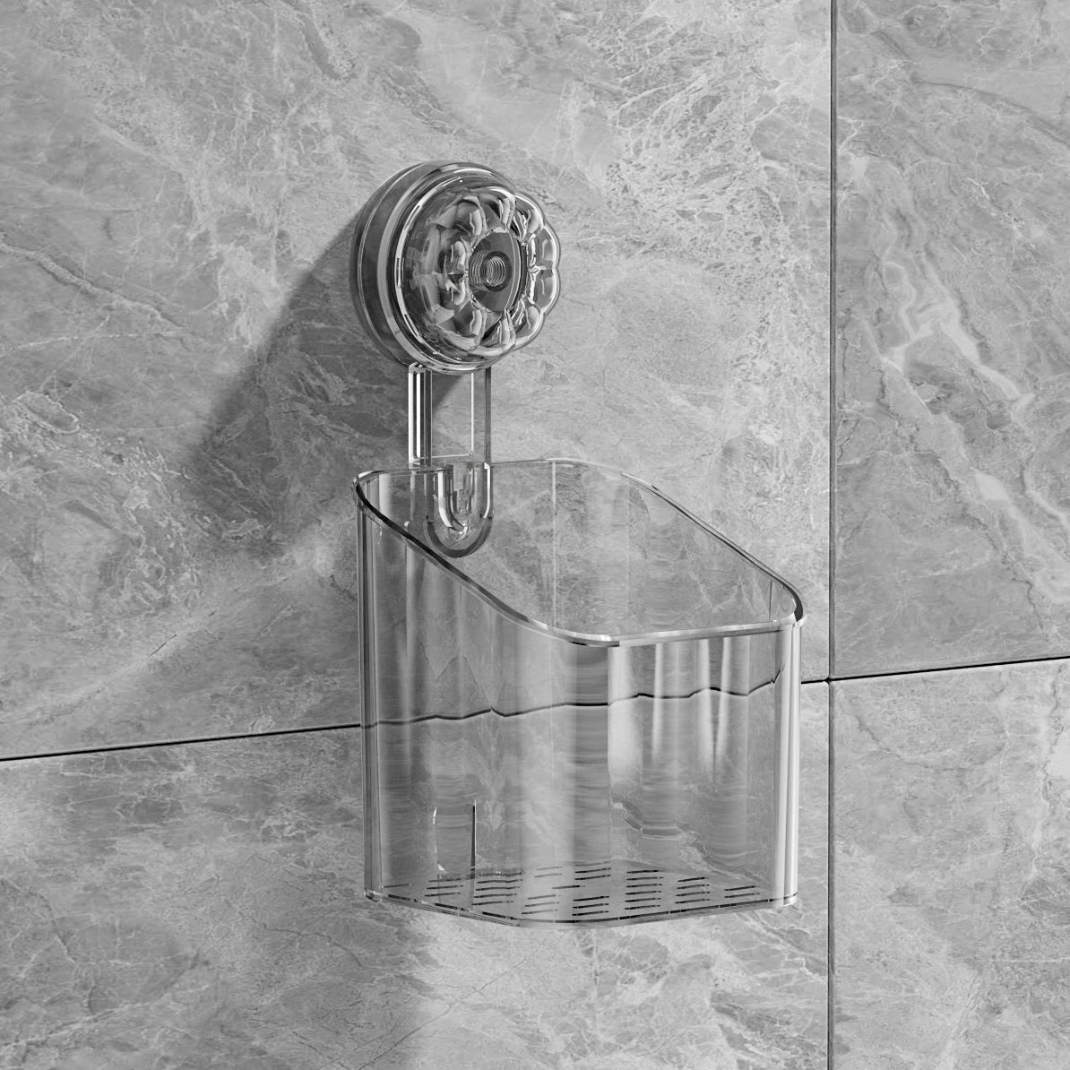 Durable Suction Wall Hanging Kitchen / Bathroom Storage Frame (1PC)