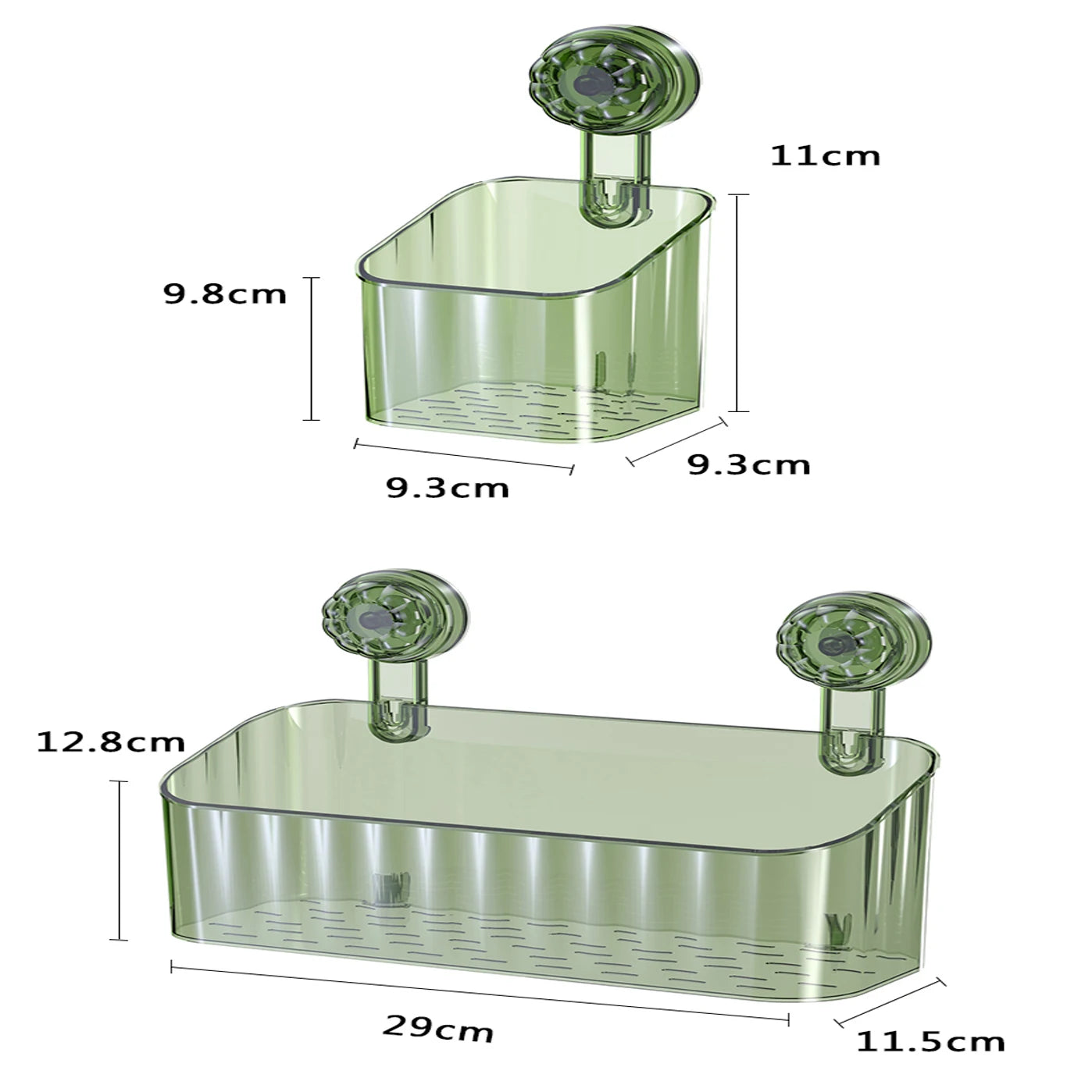 Durable Suction Wall Hanging Kitchen / Bathroom Storage Frame (1PC)