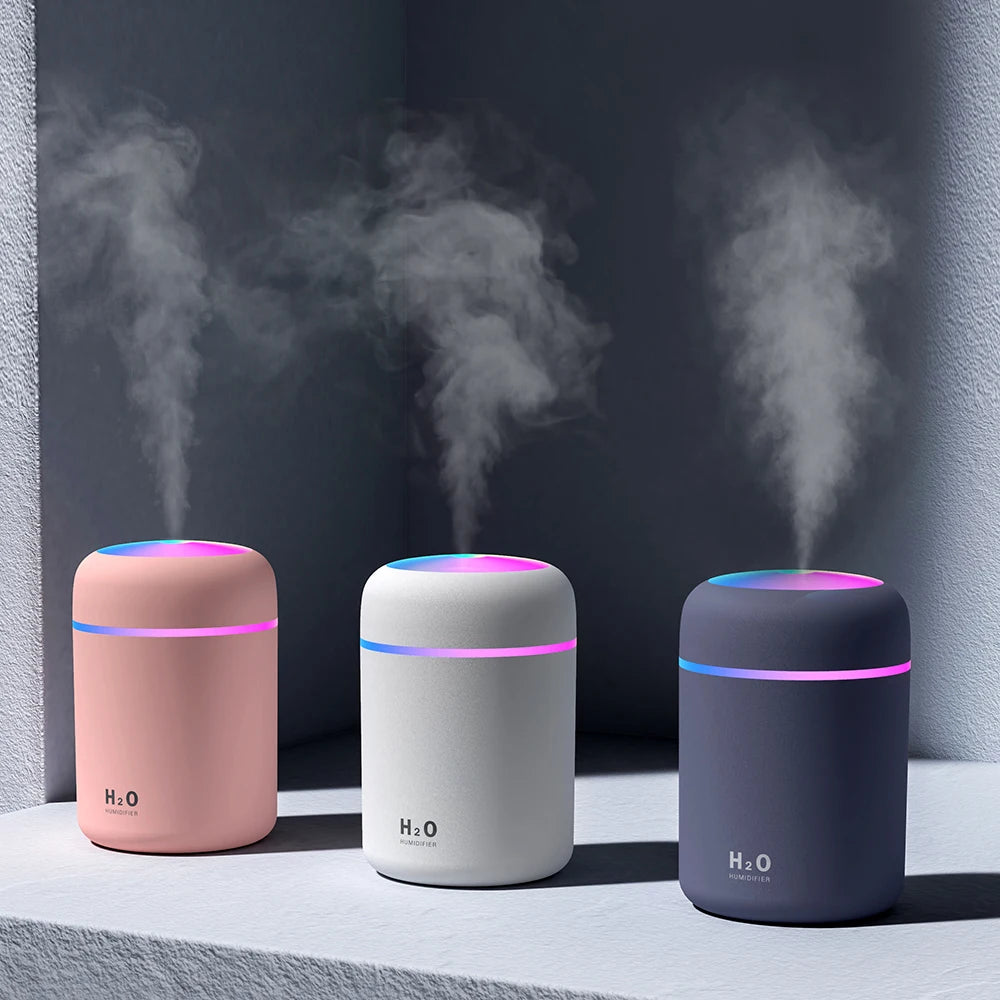 USB Air Humidifier Colorful Cup Mini Aroma Water Diffuser LED Light Ultrasonic Cool Mist Maker Fogger Car Aroma Humidificador