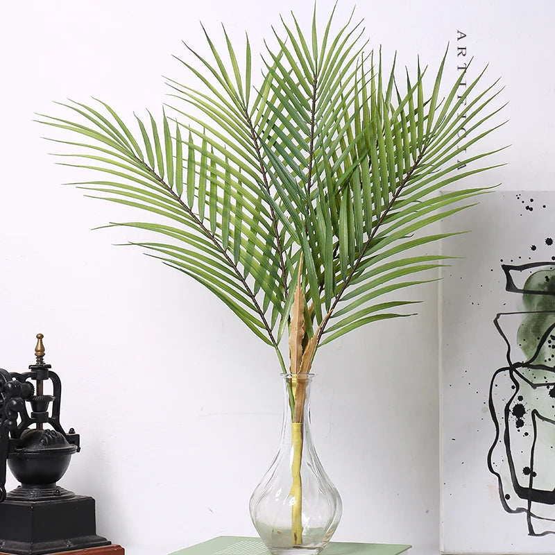 60-123CM Artificial  Palm  Tree Fake Plants Plastic Leaf Fake Tree For Home Wedding  Garden  Floor  Living Room  Decorations