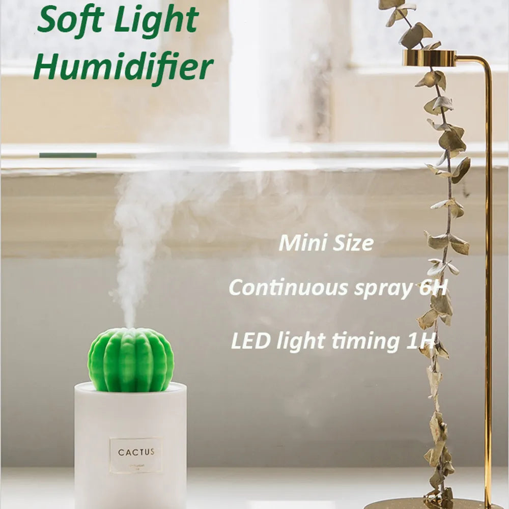 Aroma Essential Oil Cool Mist Diffuser (Warm LED Night Light)