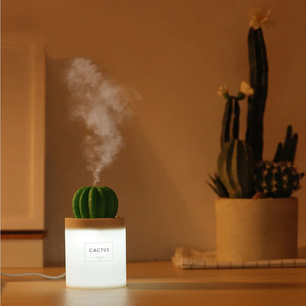 Aroma Essential Oil Cool Mist Diffuser (Warm LED Night Light)