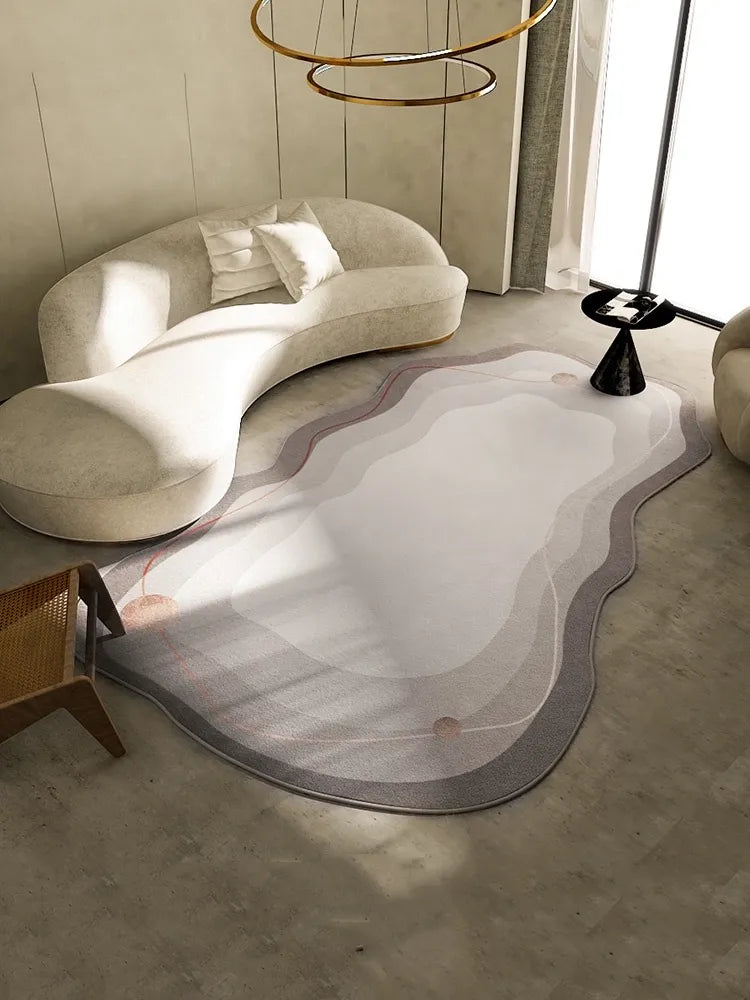 Irregular Non Slip Bedroom Rug