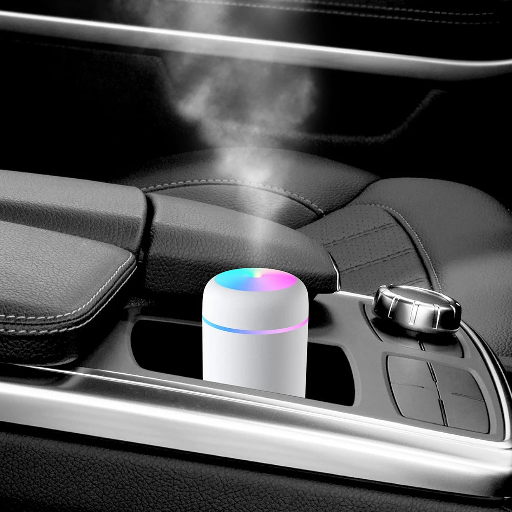 USB Air Humidifier Colorful Cup Mini Aroma Water Diffuser LED Light Ultrasonic Cool Mist Maker Fogger Car Aroma Humidificador