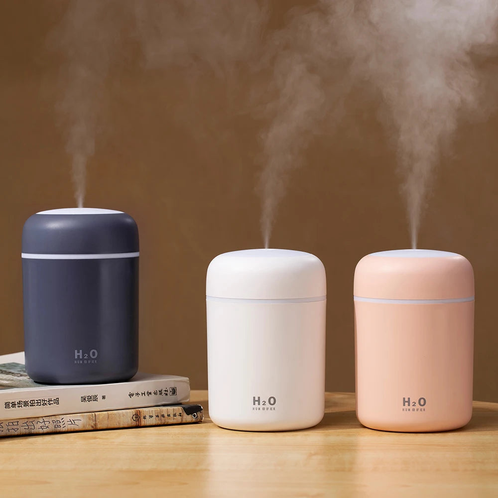 USB Air Humidifier Colorful Cup Mini Aroma Water Diffuser LED Light Ultrasonic Cool Mist Maker Fogger Car Aroma Humidificador