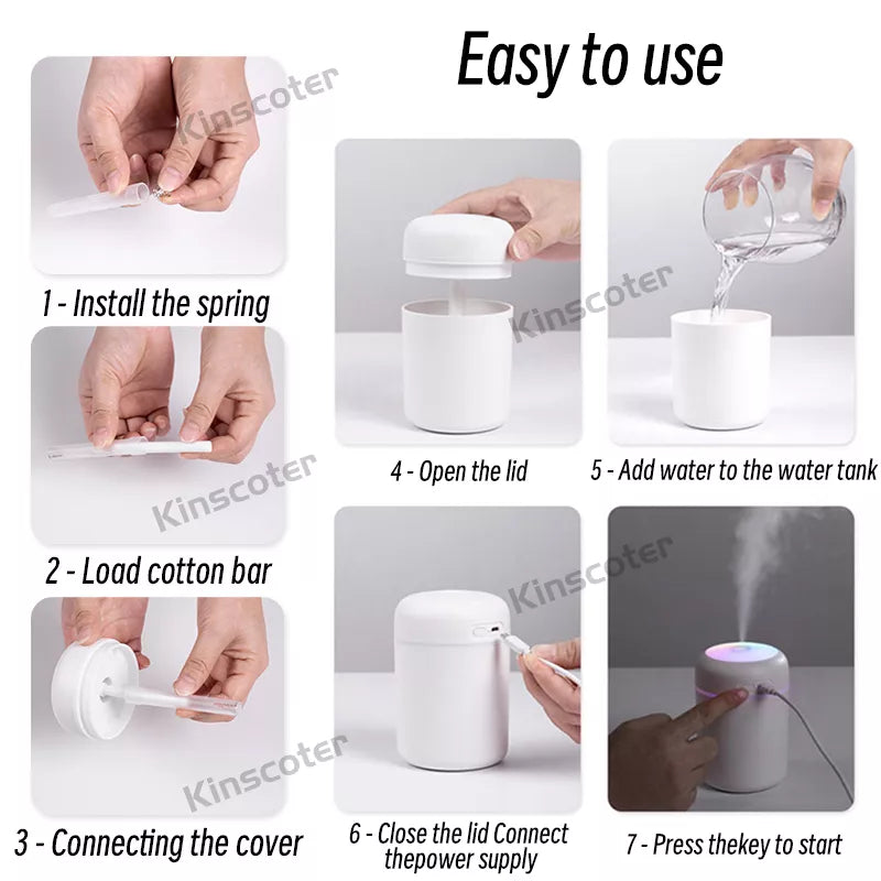 Portable Mini Aroma H20 Diffuser